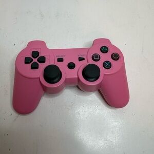 Pink Wireless Gaming Controller - Compatible Video Game Controller ps3